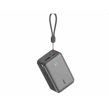 Anker Nano PowerBank 10000mAh, 45W, USB-C kábellel fekete (A1638H11)