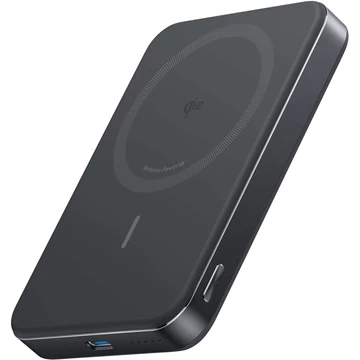 Anker MagGo PowerBank 10000mAh vezeték nélküli mágneses fekete (A1664H11)