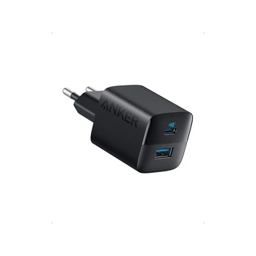 Anker 323 USB-C USB-A fali töltő 33W fekete (A2331G11)