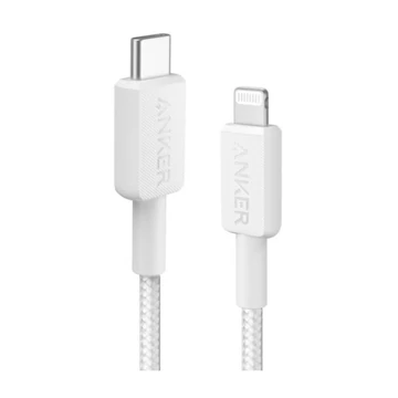 Anker 322 USB-C -  Lightning töltő- és adatkábel 0.9m fehér (A81B5G21)