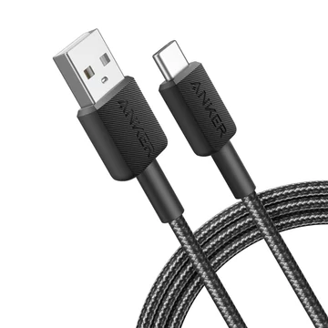 Anker 322 USB-A - USB-C kábel 0.9m fekete (A81H5G11)