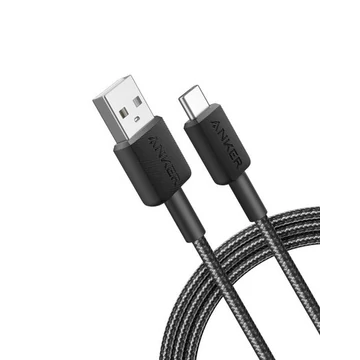 Anker 322 USB-A - USB-C kábel 1.8m fekete (A81H6G11)
