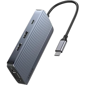 Anker USB-C Hub 8-in-1 Triple Display szürle (A83790A2)