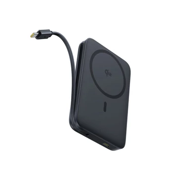 Baseus PicoGo Qi2 Magnetic vezeték nélküli powerbank 10000 mAh 27W fekete (P10076805123-00)