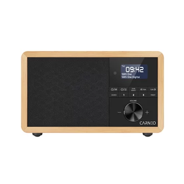CARNEO P530 Rádió DAB+ FM BT ébresztő OLED Fa (8588009299929)