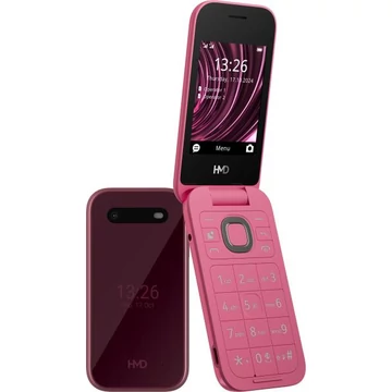 HMD 2660 FLIP 4G TA-1711 Dual-Sim kártyafüggetlen mobiltelefon piros (1GF033CPC1L04)