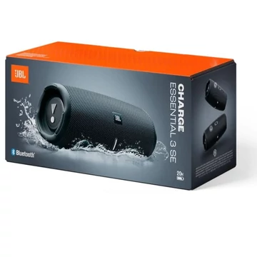 JBL Charge Essential 3 SE hordozható Bluetooth hangszóró fekete (JBL-CHRGESSNTL3SE-BLK)