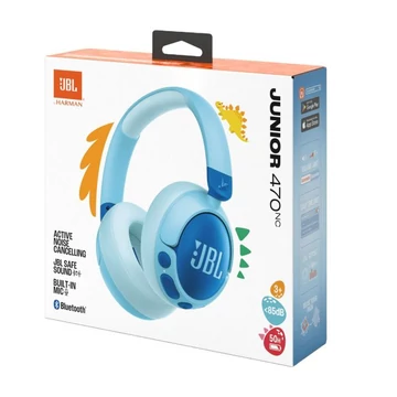 JBL JR470NC Bluetooth fejhallgató gyerekeknek kék (JBL-JR470NC-BLU)