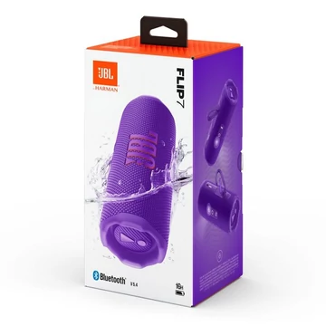 JBL Flip 7 hordozható Bluetooth hangszóró lila (JBLFLIP7PUR)
