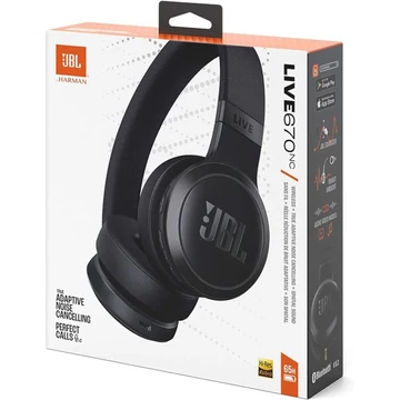 JBL Live 670NC Bluetooth fejhallgató fekete (JBLLIVE670NCBLK)