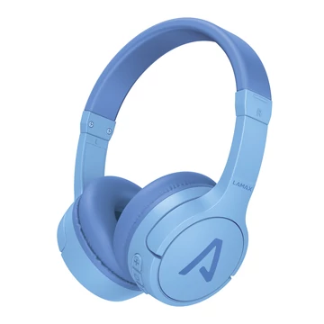 LAMAX BaseKid1 Blue Bluetooth gyerek fejhallgató kék (LXOHMBAKI01LA)