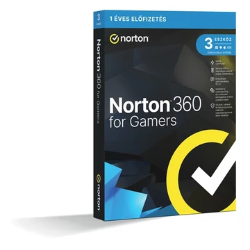 Norton 360 Gamer 50GB HU 1 felhasználó 3 eszköz 1 év dobozos vírusírtó szoftver (21418946)