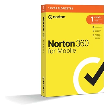Norton 360 Mobile HU 1 felhasználó 1 eszköz 1 év dobozos vírusírtó szoftver (21459990)