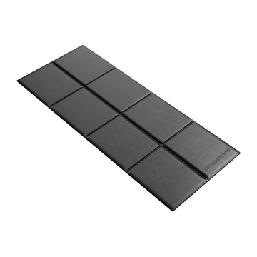 Urevo fitneszszőnyeg 160 cm x 65 cm fekete (URFE001)