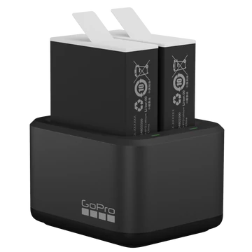 GoPro Dual Battery Charger + Enduro Batteries (Hero9 / Hero10 / Hero11 / Hero12)