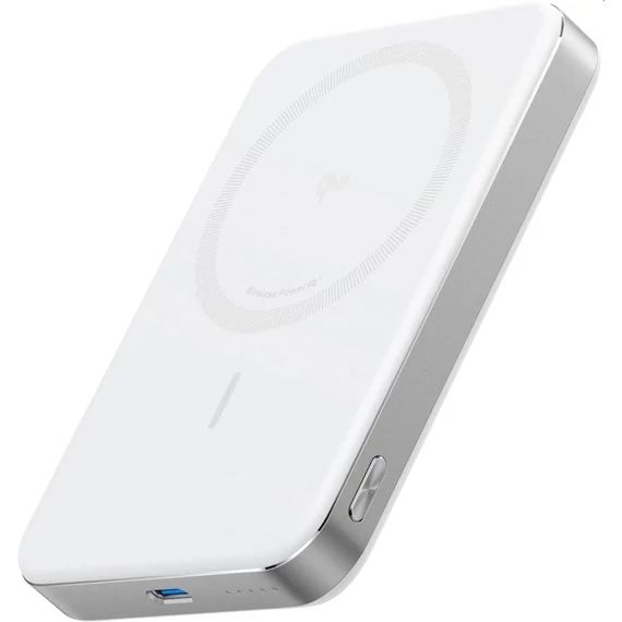 Anker MagGo PowerBank 10000mAh vezeték nélküli mágneses fehér (A1664H21)