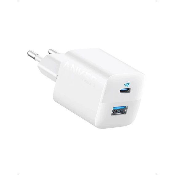 Anker 323 USB-C USB-A fali töltő 33W fehér (A2331G21)
