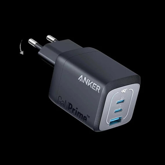 Anker Prime 67W GaN hálózati töltő 3 Port fekete (A2669313)