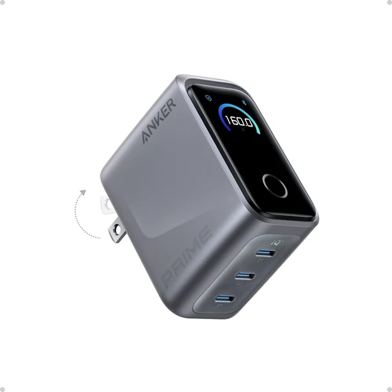 Anker Prime Charger 3xUSB-C 160W hálózati töltő (A2687341)
