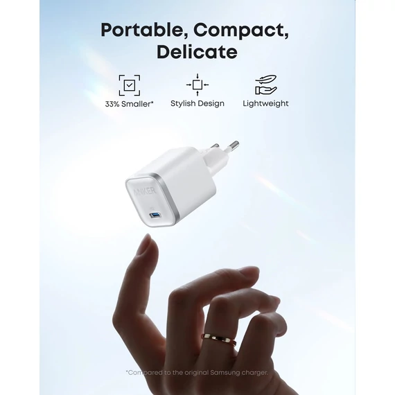 Anker Nano Charger 45W hálózati töltő fehér (A2692L21)