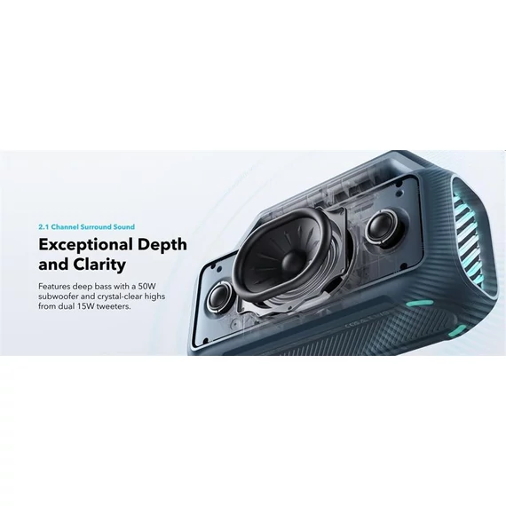 Anker Soundcore Boom 2 Bluetooth hangszóró kék (A3138031)