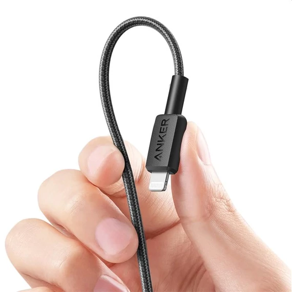 Anker 322 USB-C - Lightning kábel 1.8m fekete (A81B6G11)