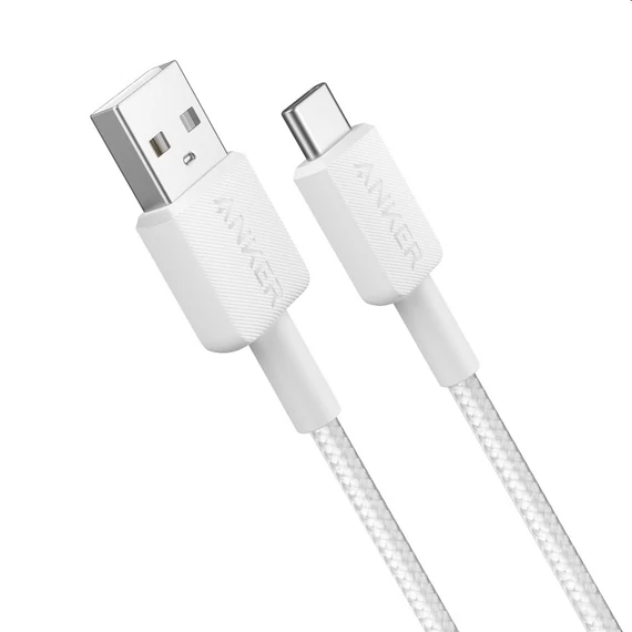 Anker 322 USB-A - USB-C kábel 0.9m fehér (A81H5G21)