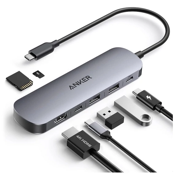 Anker Nano USB-C HUB 7-in-1 4K HDMI (A83D2HA1)