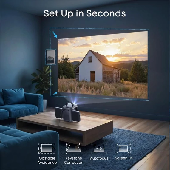 Anker Soundcore Nebula P1i hordozható Smart Projektor (D2200311)