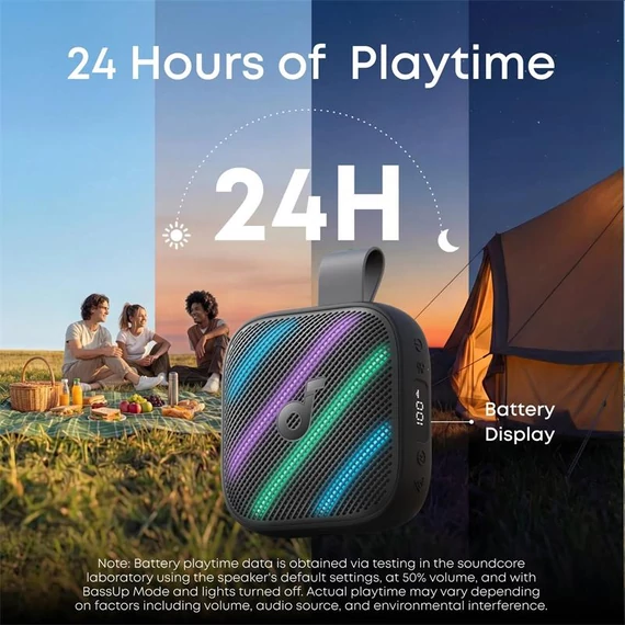 Anker Soundcore Boom Go 3i Bluetooth hangszóró fekete (D5103010)