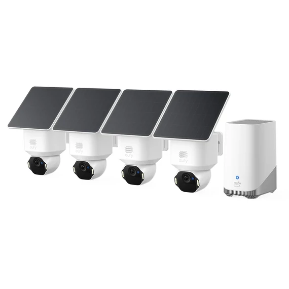 Anker EUFY SoloCam E42 kültéri kamera csomag (4db kamera + Homebase 3) (E8173322)
