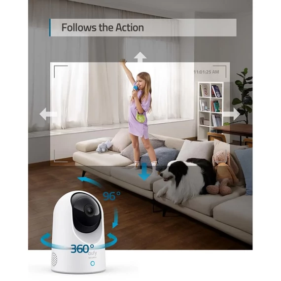 Anker Eufy Indoor Cam 2K Pan & Tilt fehér (T8410322)