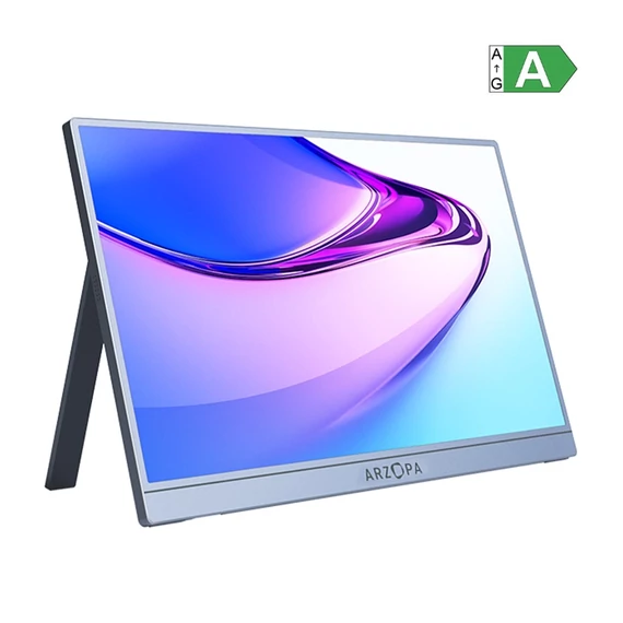 Arzopa A1S 14.0 hordozható monitor ezüstszürke (A1S Silver Gray)