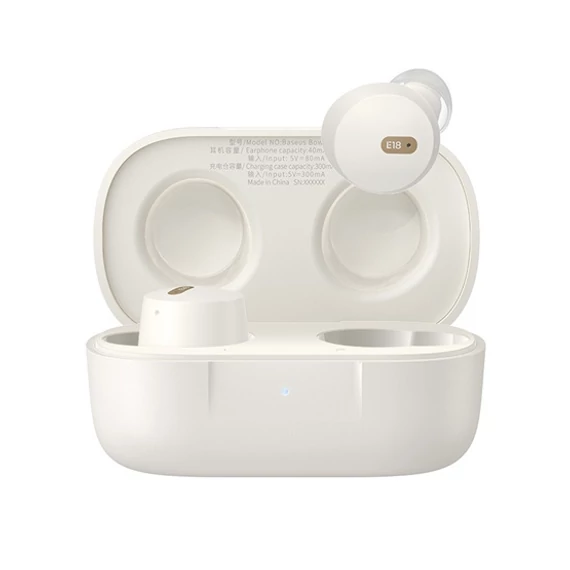Baseus Bowie E18 True Wireless Earphones Bluetooth fülhallgató fehér (A00023800223-00)