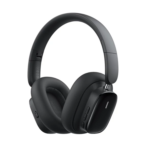 Baseus Bowie H1i Noise Cancelling Wireless Headphones Bluetooth fejhallgató fekete (A00050402113-00)