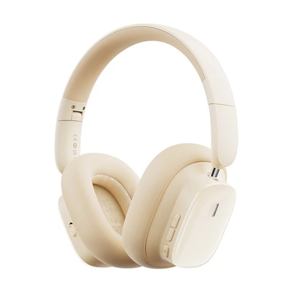 Baseus Bowie H1i Noise Cancelling Wireless Headphones Bluetooth fejhallgató fehér (A00050402223-00)