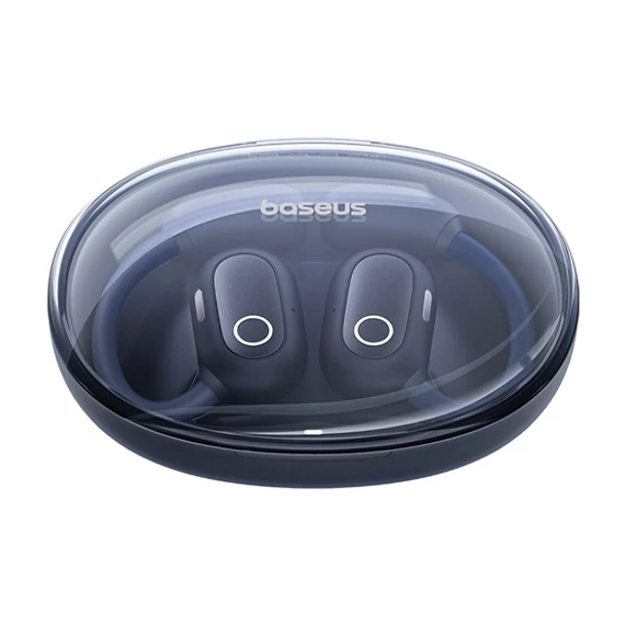 Baseus Eli Sport 1 Open-Ear True Wireless Earbuds Bluetooth fülhallgató fekete (A00064400121-00)