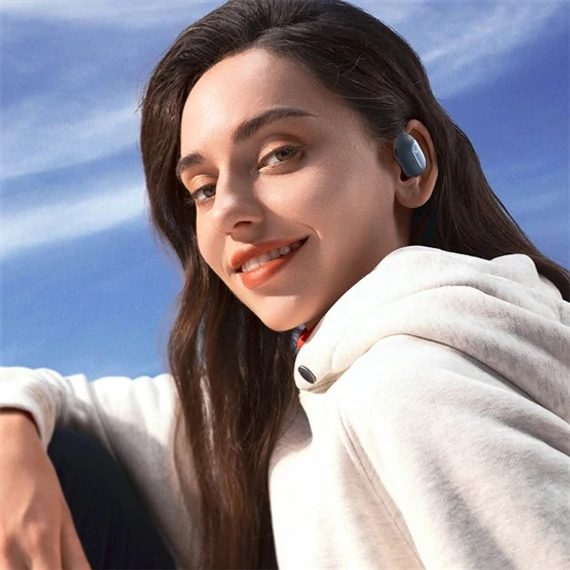 Baseus Eli Sport 1 Open-Ear True Wireless Earbuds Bluetooth fülhallgató fekete (A00064400121-00)