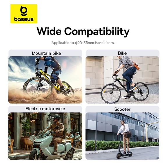 Baseus PrimeTrip mágneses kerékpáros telefontartó (C40569000121-00)