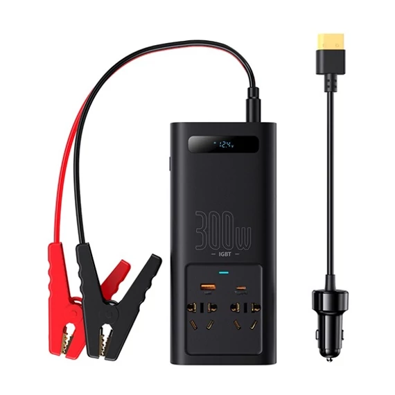 Baseus IGBT autós inverter 300W fekete