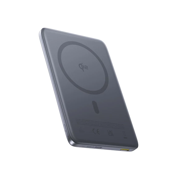 Baseus PicoGo AM41 Qi2 Magnetic vezeték nélküli PowerBank 10000 mAh 27W szürke (E0027200)
