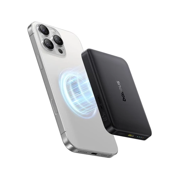 Baseus EnerFill FM12 Qi2i mágneses PowerBank 10000mAh 22.5W fekete (E0028500)