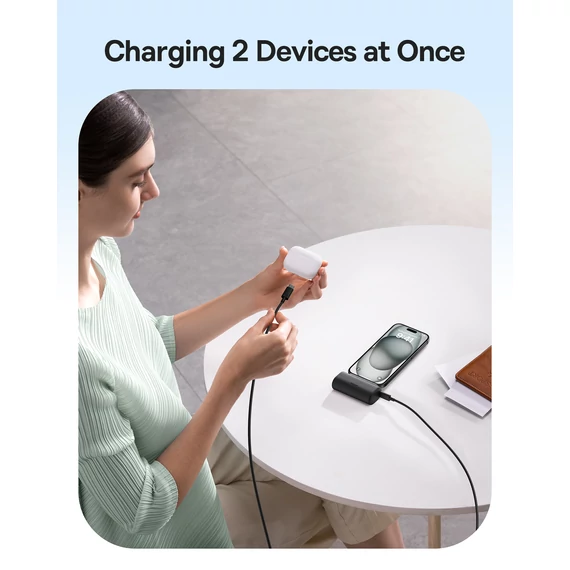 Baseus Compact 20W PowerBank 5000mAh USB-C fekete (P10068306113-00)