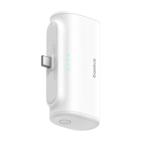 Baseus Compact 20W PowerBank 5000mAh USB-C fehér (P10068306213-00)