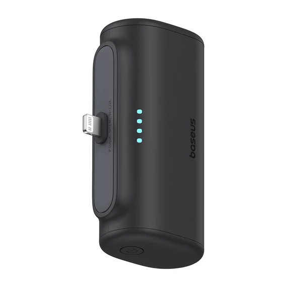 Baseus Compact 20W PowerBank 5000mAh Lightning fekete (P10068307113-00)