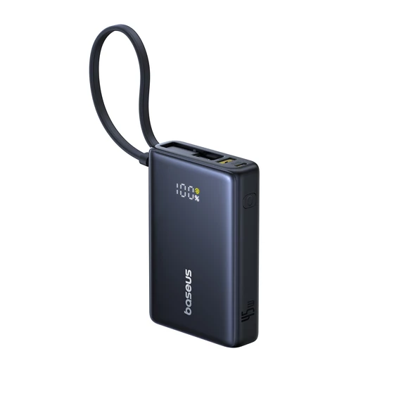 Baseus PicoGo PowerBank 10000 mAh 45W fekete (P10076803123-00)