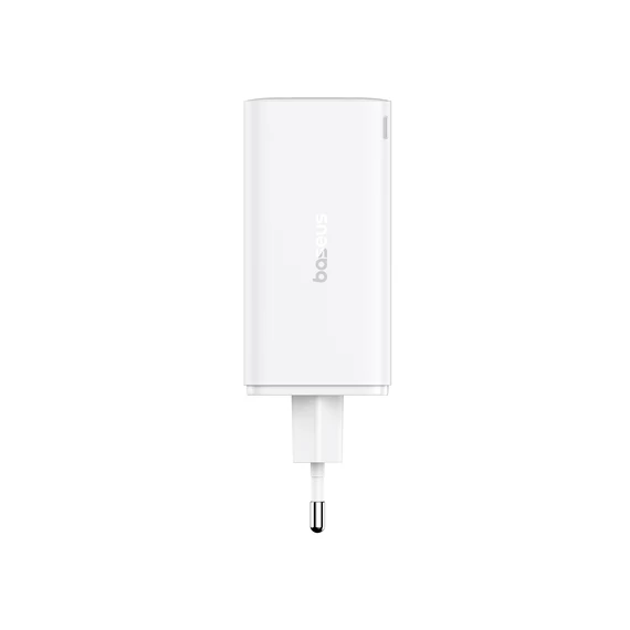Baseus GaN6 Pro hálózati gyorstöltő 100W 2×USB-C + 2×USB-A fehér (P10162705212-00)