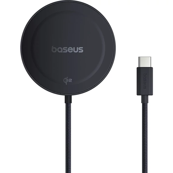 Baseus Simple Mini4 Magnetic vezeték nélküli töltő 15W, fekete (P10273300121-00)