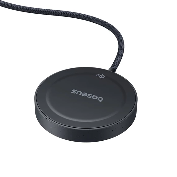 Baseus Simple Mini4 Magnetic vezeték nélküli töltő 15W, fekete (P10273300121-00)
