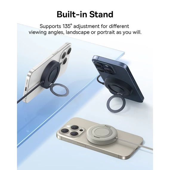 Baseus Simple Mini4 Magnetic vezeték nélküli töltő 15W, fekete (P10273300121-00)